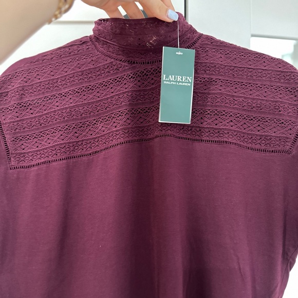 Ralph Lauren Maroon dressy shirt - Picture 3 of 7